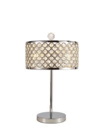 D0755  Sasha 47cm Crystal Table Lamp 2 Light